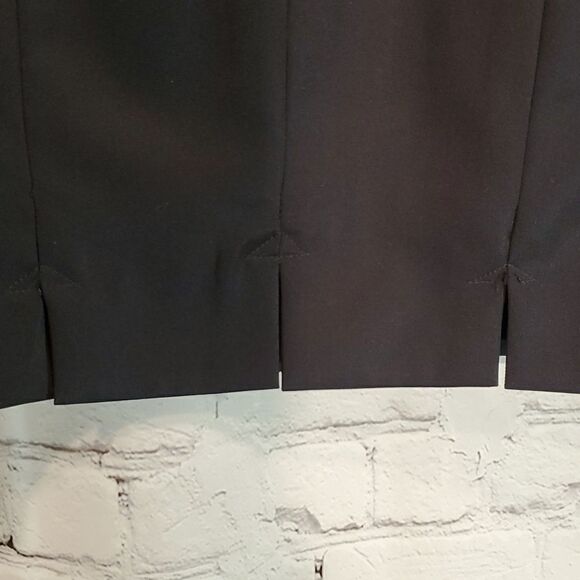 Escada by Margaretha Ley navy blue wool pencil skirt size XS - Picture 7 of 11